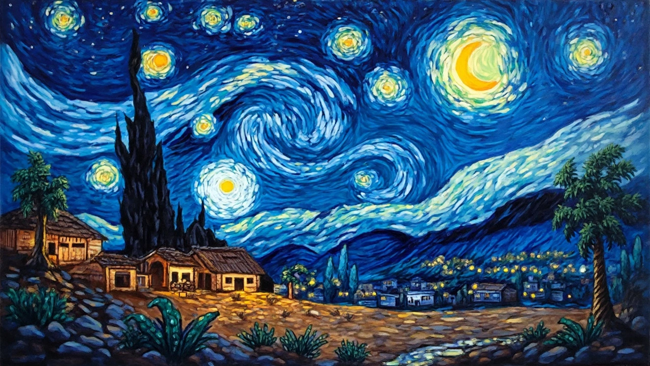 What Paint Was Used in Starry Night?