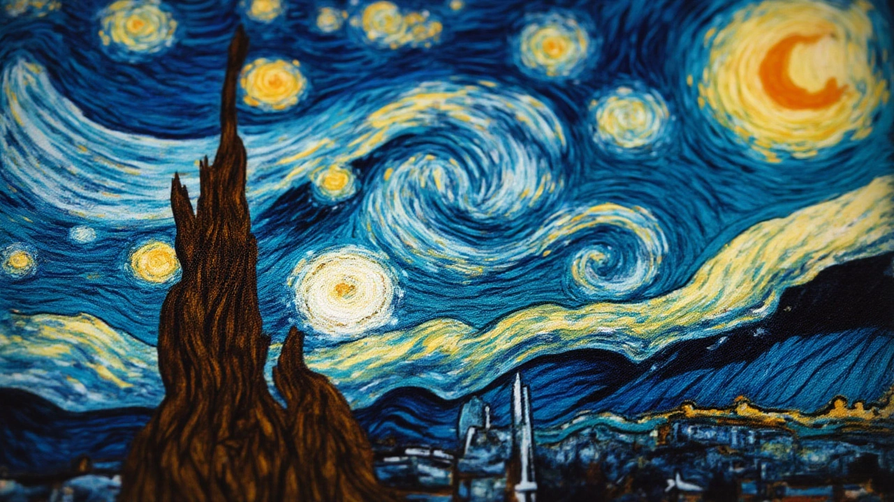 The Power and Personality of Oil Paint in Starry Night