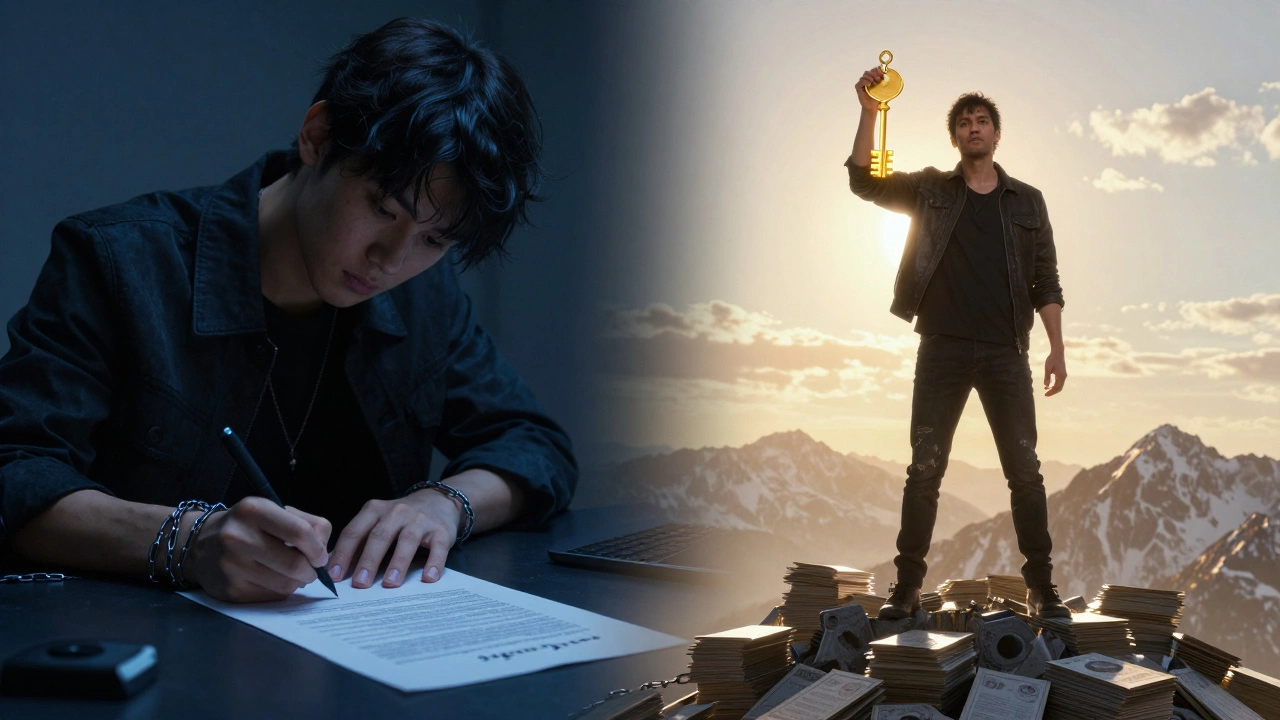 Contrast between signing away rights and owning master recordings